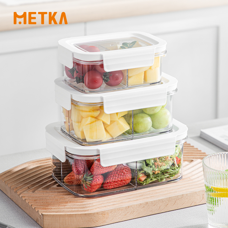Salad Lunch Box Portable Visib - Food Storage With Compartments recension och pris