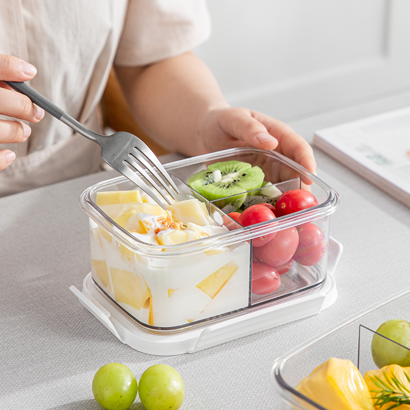 Salad Lunch Box Portable Visib - Food Storage With Compartments recension och pris