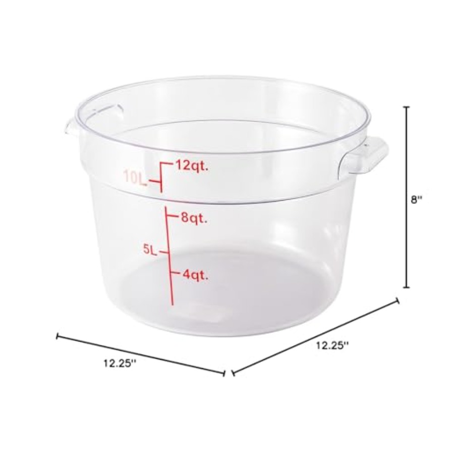 Met Lux 12 Quart Food Storage  - Food Storage Quart Containers recension och pris