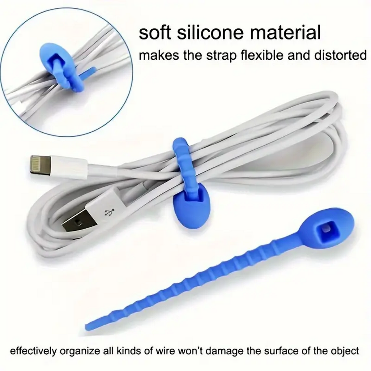 Silicone Reusable Cable Wire O - Food Storage Time recension och pris