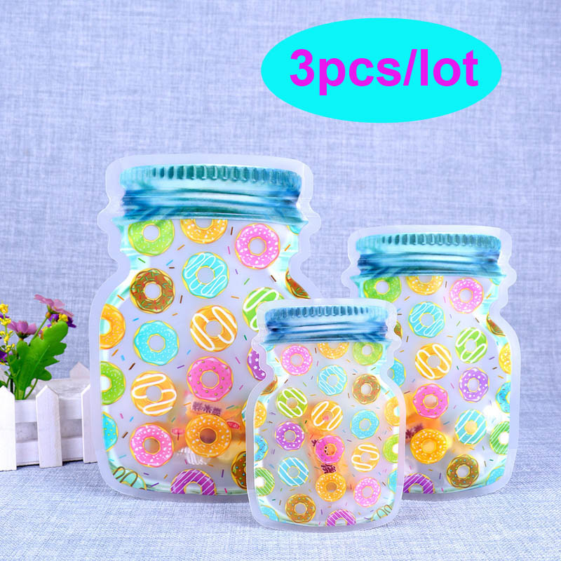 Reusable Mason Jar Zipper Bags - Food Storage Ziploc Bags recension och pris