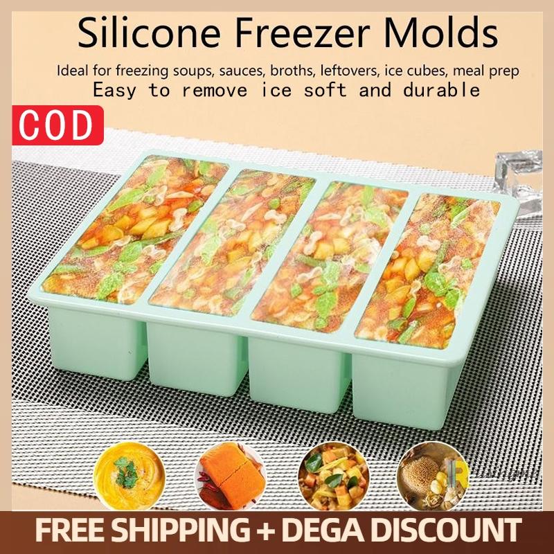 Extra Large Silicone Food Tray - Food Storage Time recension och pris