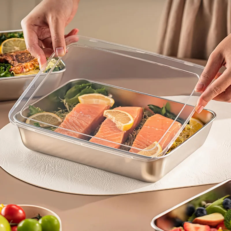 3pcs Stainless Steel Food Cont - Food Storage Heat recension och pris