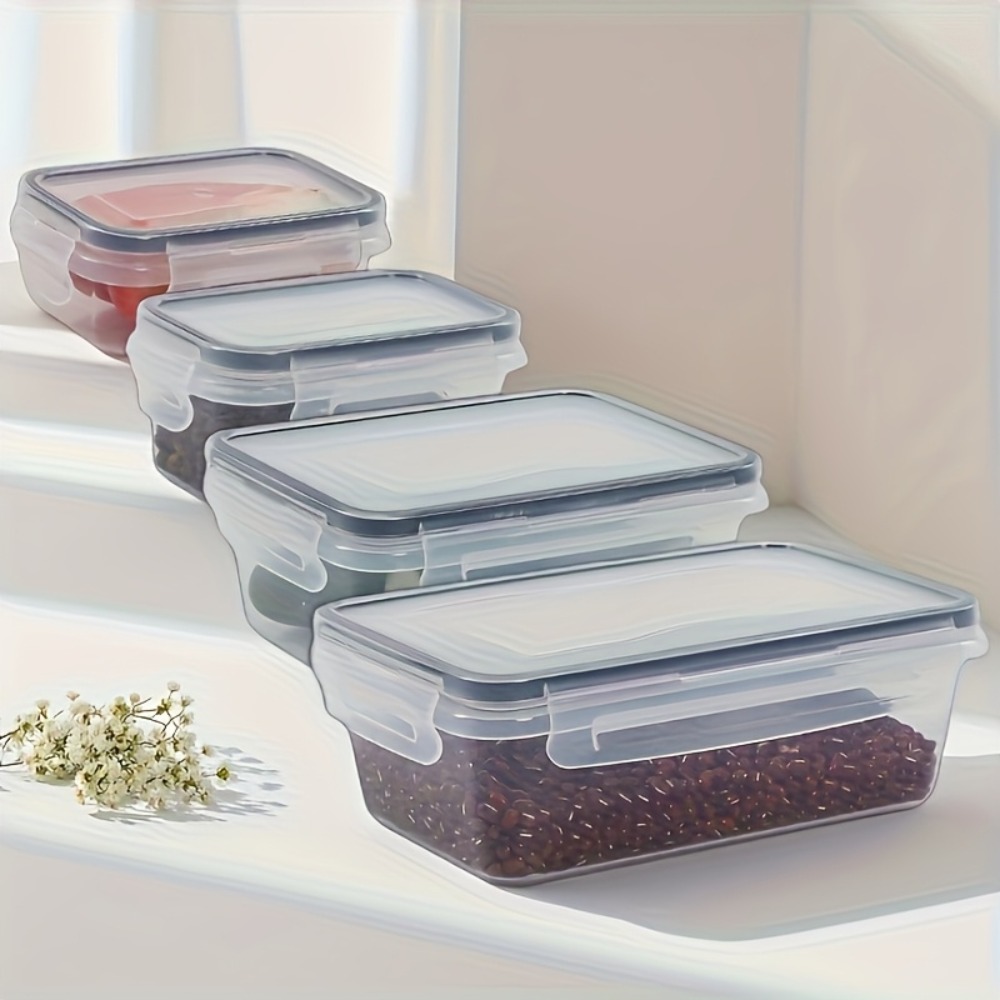 8-PC BPA-Free Airtight Food Co - Food Storage Plastic Containers With Lids recension och pris