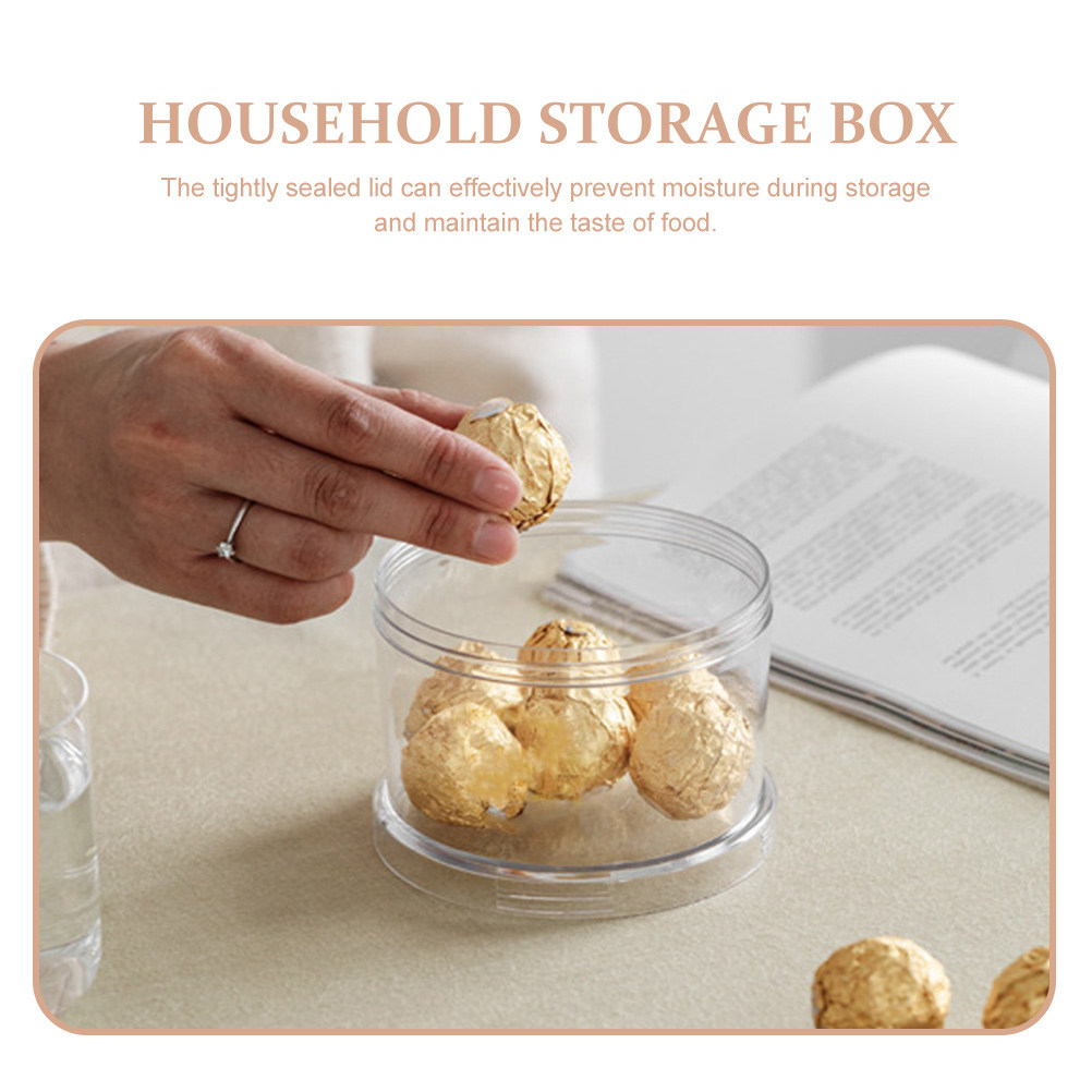 2Pcs Premium Pet Transparent M - Food Storage Jars Plastic recension och pris