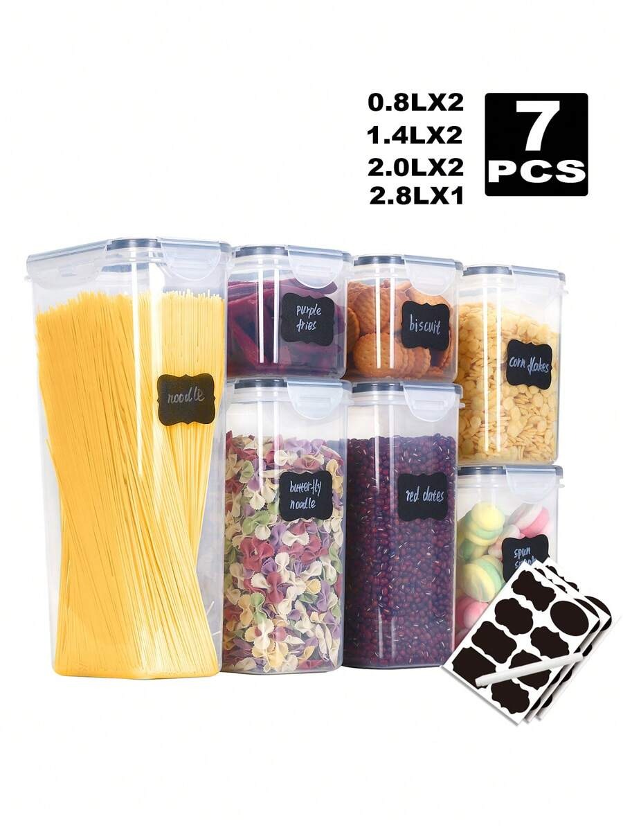 1/3/5/7pcs Food Storage Jars R - Food Storage Jar Labels recension och pris