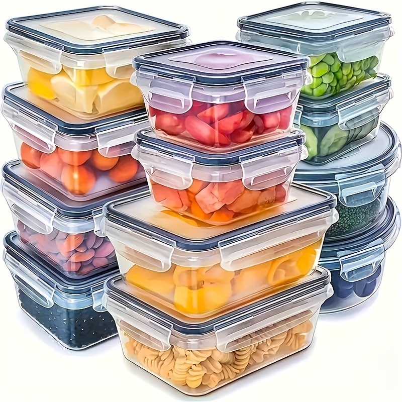 8Pcs Set Includes 4 Containers - Food Storage Organiser recension och pris