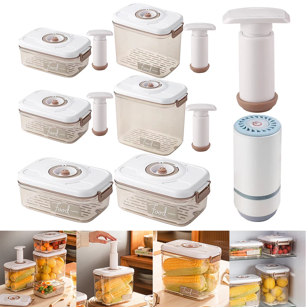 Vacuum Food Storage Box Vacuum - Food Storage Time recension och pris