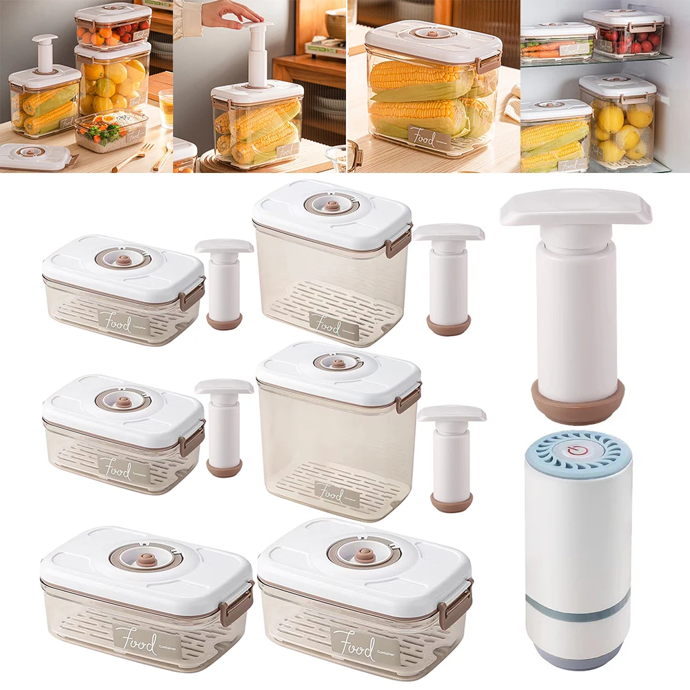 Vacuum Food Storage Box Vacuum - Food Storage Time recension och pris