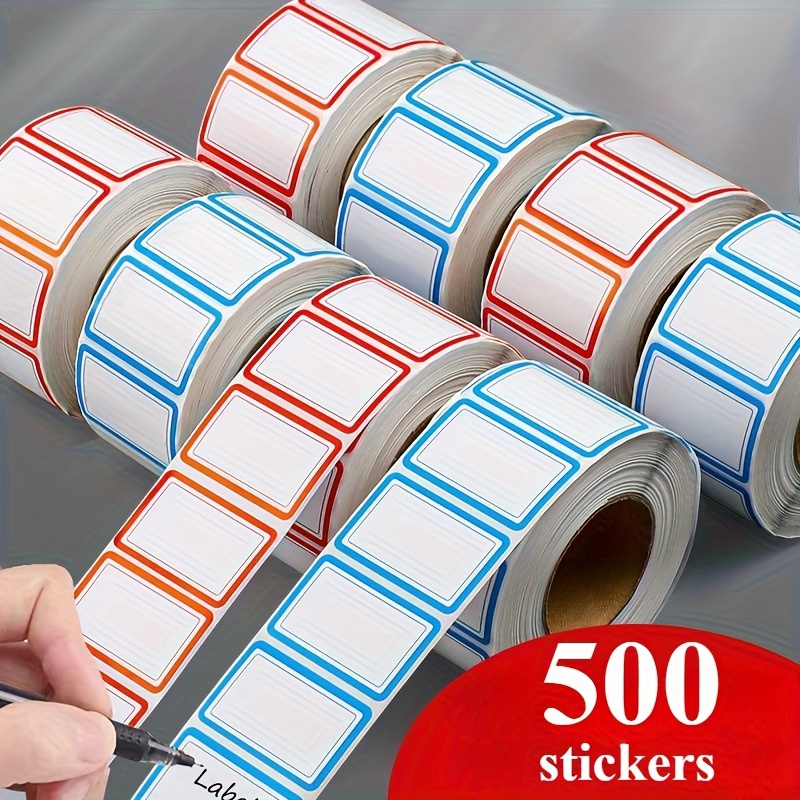 500pcs Colorful Seasoning Bott - Food Storage Jar Labels recension och pris