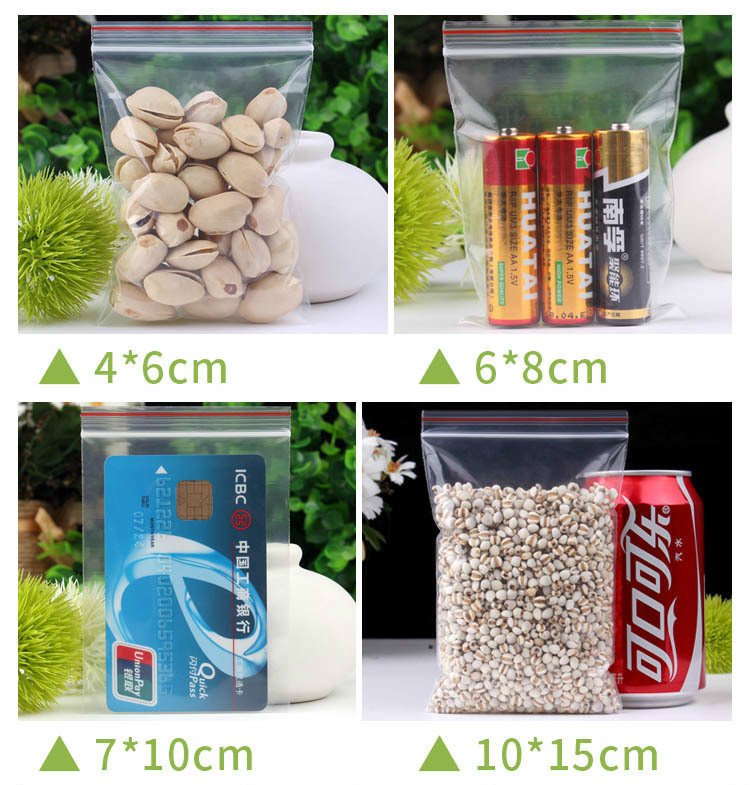 10x15 Cm Small Plastic Ziplock - Lock And Lock Food Storage recension och pris
