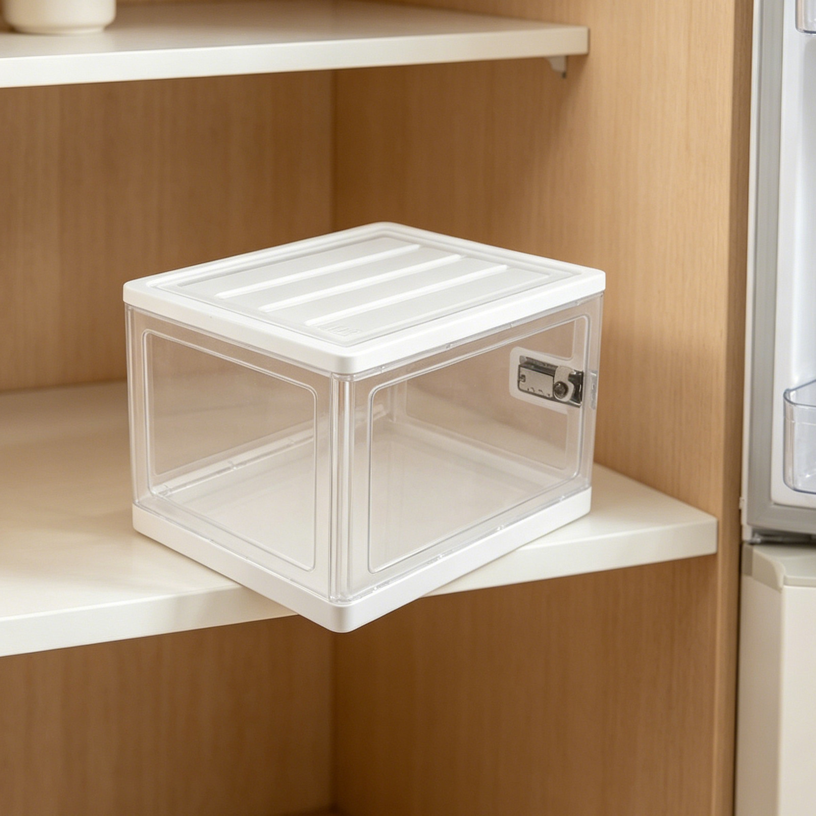 Lockable Storage Box Plastic T - Food Storage Lock Box recension och pris