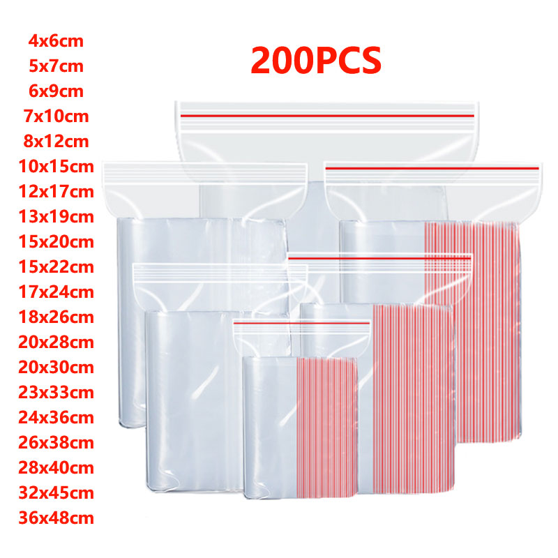 Small Zip Lock Plastic Bags Re - Food Storage Lock Box recension och pris