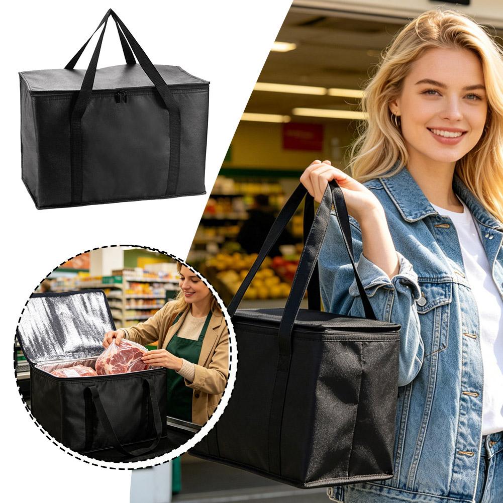 Insulated Food Delivery Tote B - Food Storage Bags Reusable recension och pris