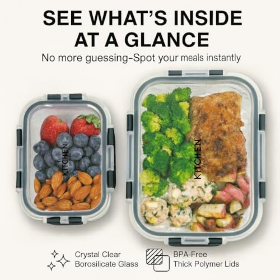 KITCHEN SHOPPE 24pc Borosilica - Food Storage And Container recension och pris