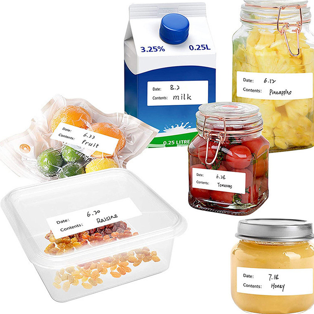1 Roll Portable Food Labels fo - Food Storage Jar Labels recension och pris