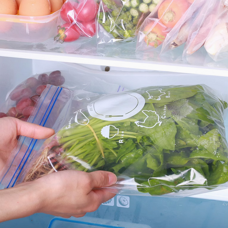 50Pcs Heavy-Duty Double Ziploc - Food Storage Ziploc Bags recension och pris