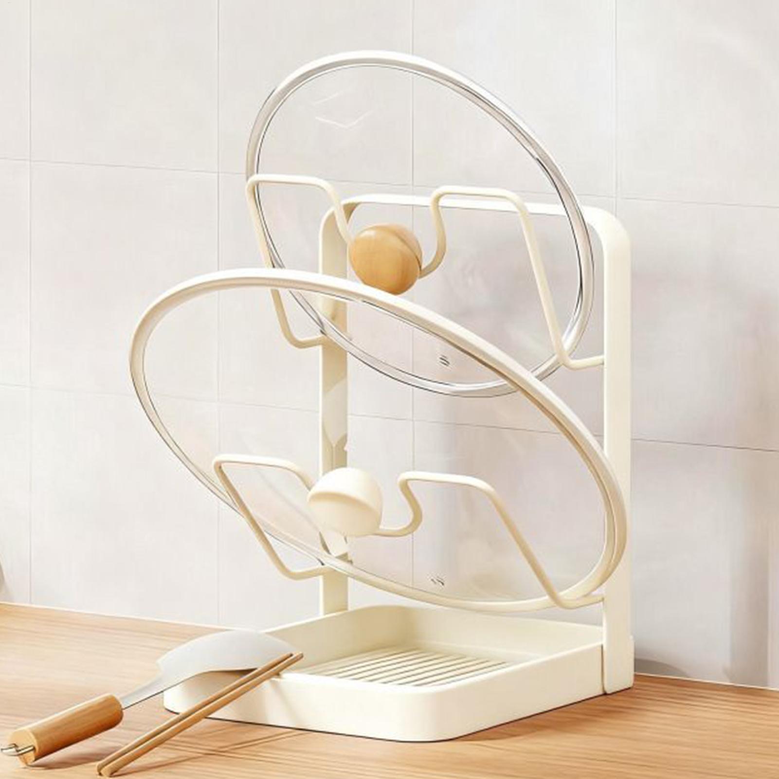 Pot Lid Organizer Anti-Slip Ki - Food Storage Organiser recension och pris
