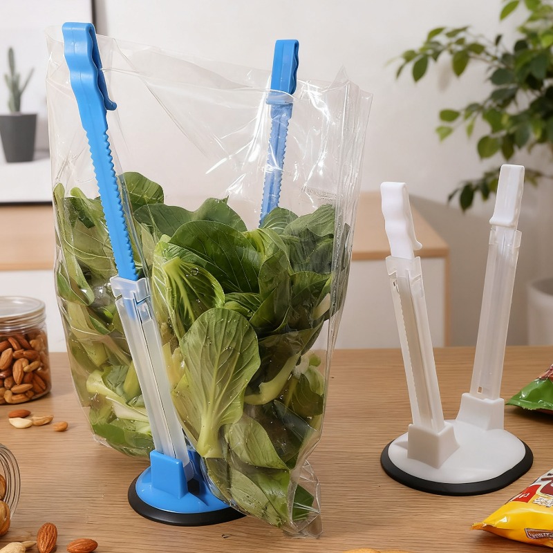 Hands Free Baggy Rack Clip Adj - Food Storage Bags Reusable recension och pris