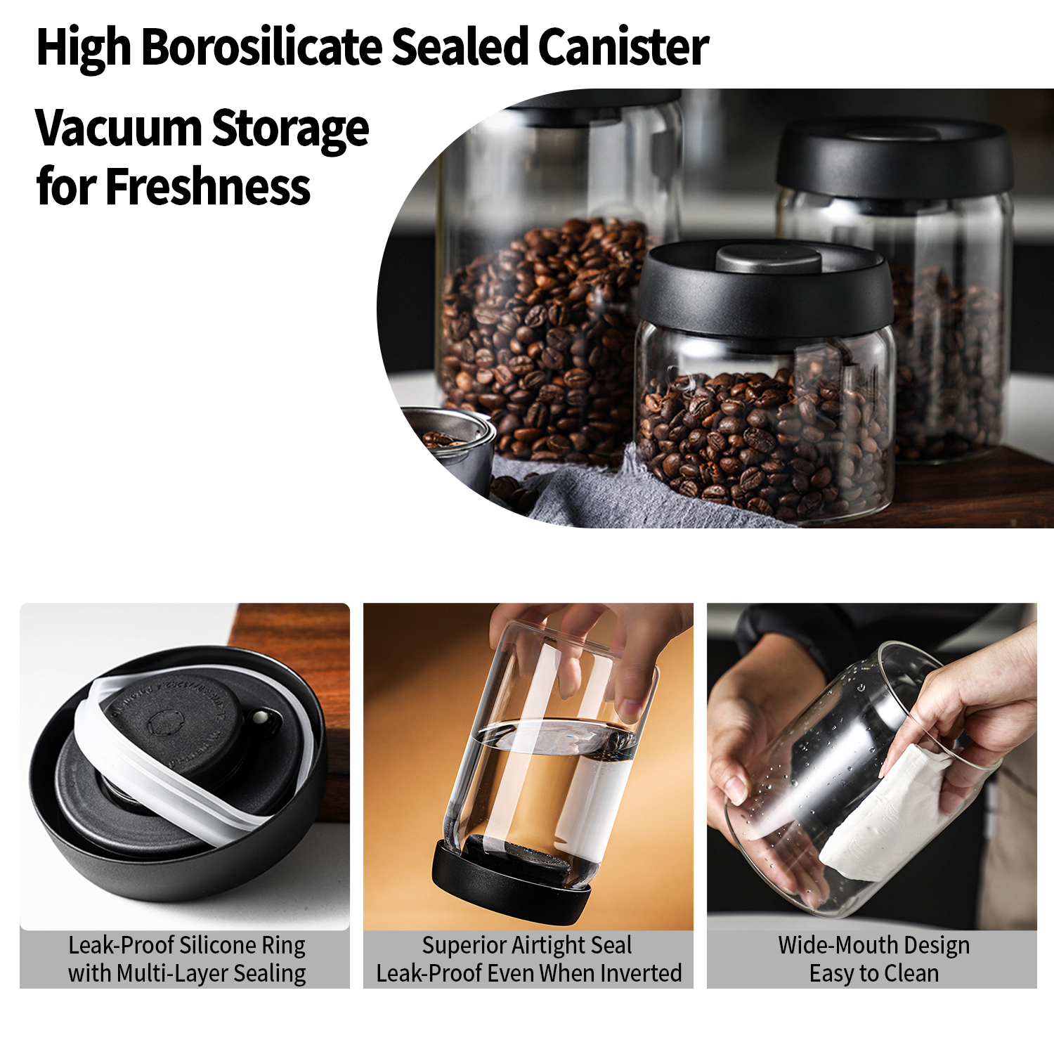 OANKR Vacuum Coffee Canister 5 - Food Storage Time recension och pris