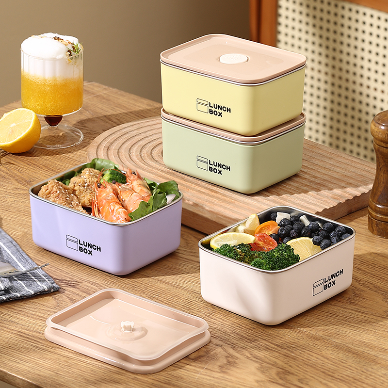 Stainless Steel Leak-Proof Foo - Food Storage Stainless Steel Containers recension och pris
