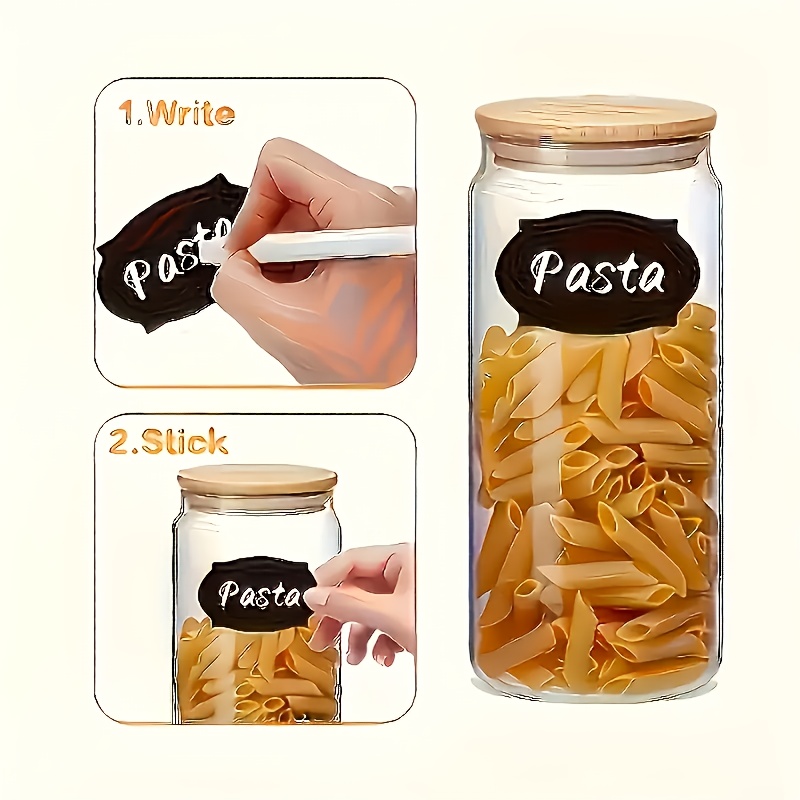 49PCS Kitchen Storage Labels | - Food Storage Jar Labels recension och pris