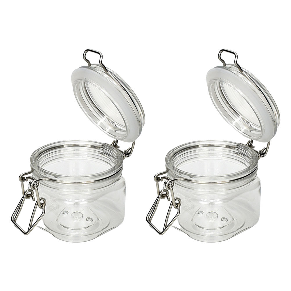 2Pcs Sealed Storage Jars Trans - Food Storage Jars Plastic recension och pris