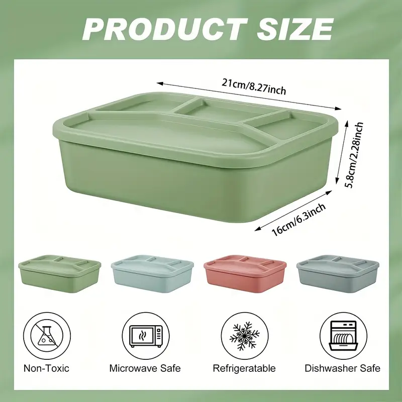 Food-grade eco-friendly leak-p - Food Storage With Compartments recension och pris