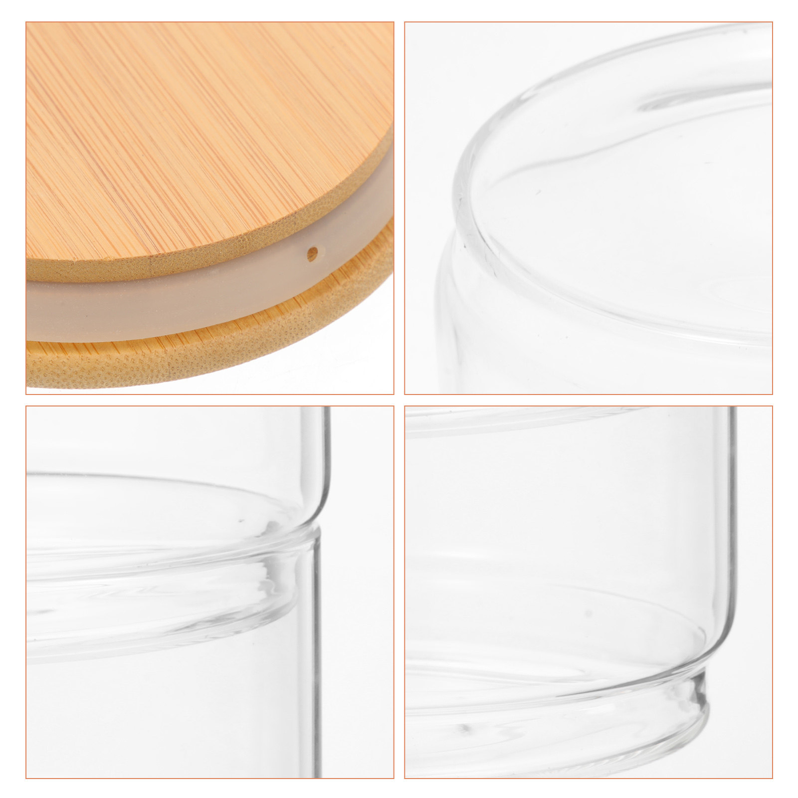1Set Clear Heavy-Duty Glass Se - Food Storage Plastic Containers With Lids recension och pris