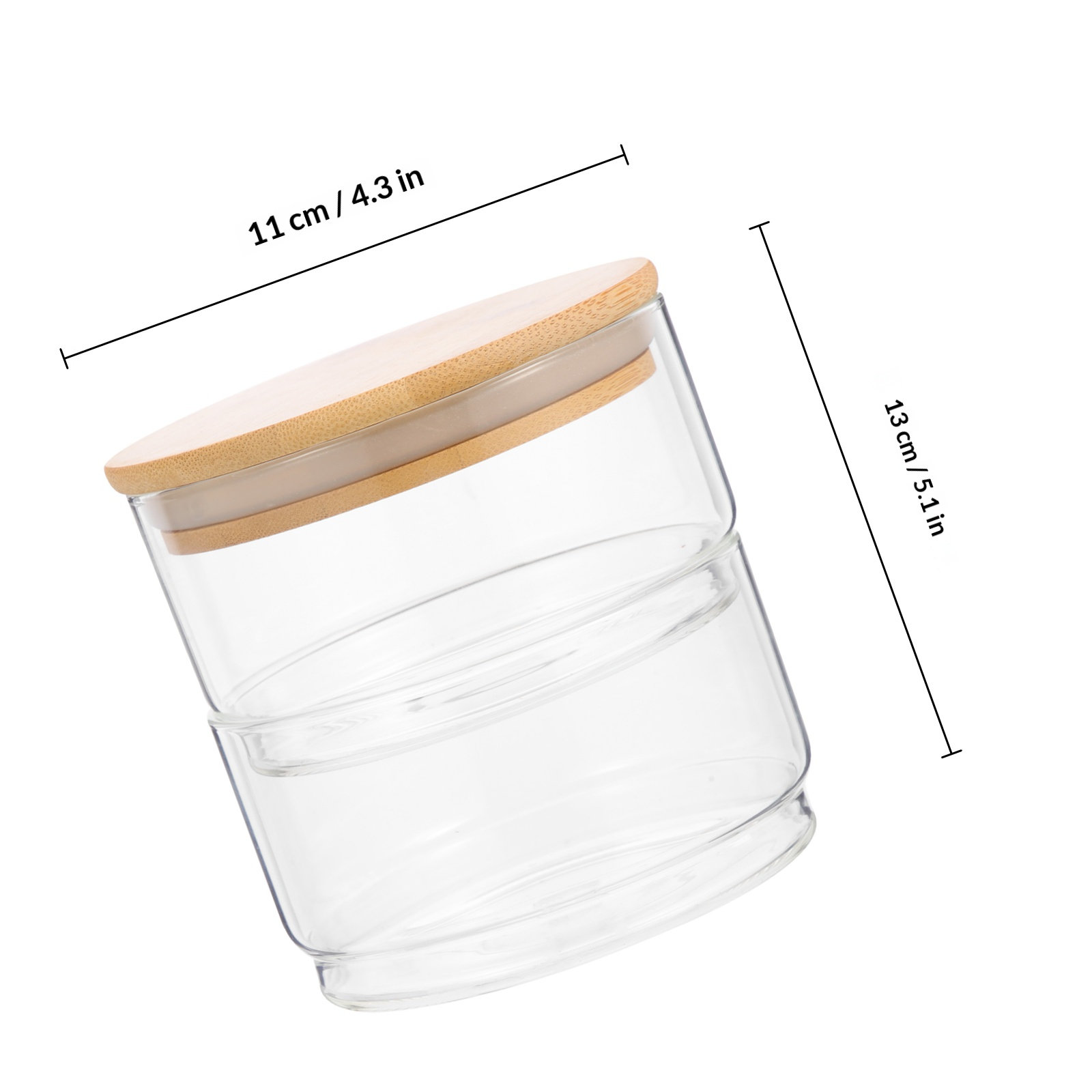 1Set Clear Heavy-Duty Glass Se - Food Storage Plastic Containers With Lids recension och pris