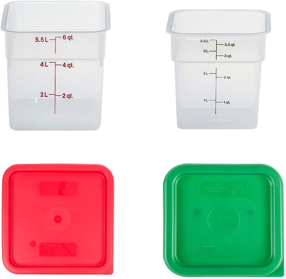 Containers With Lids - 4 Quart - Food Storage Quart Containers recension och pris