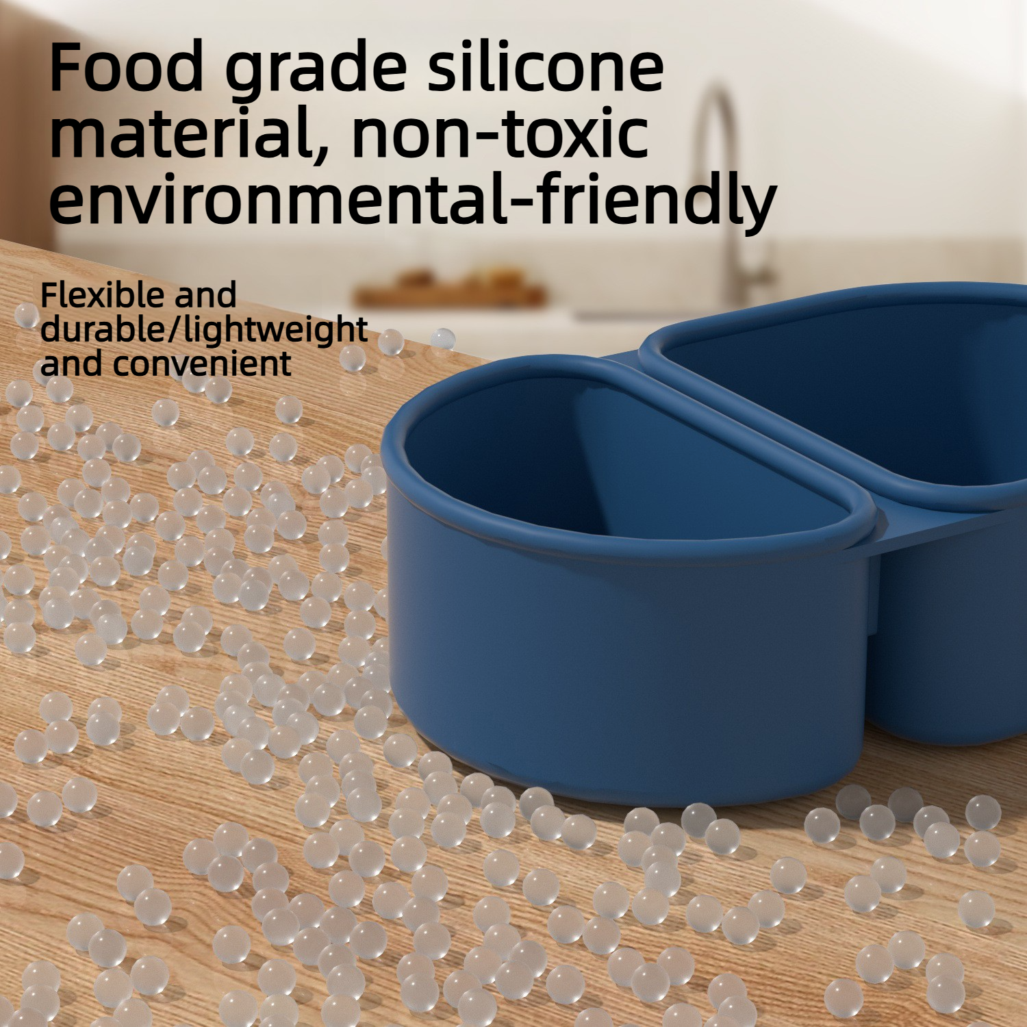Silicone lunch box microwave h - Food Storage With Compartments recension och pris