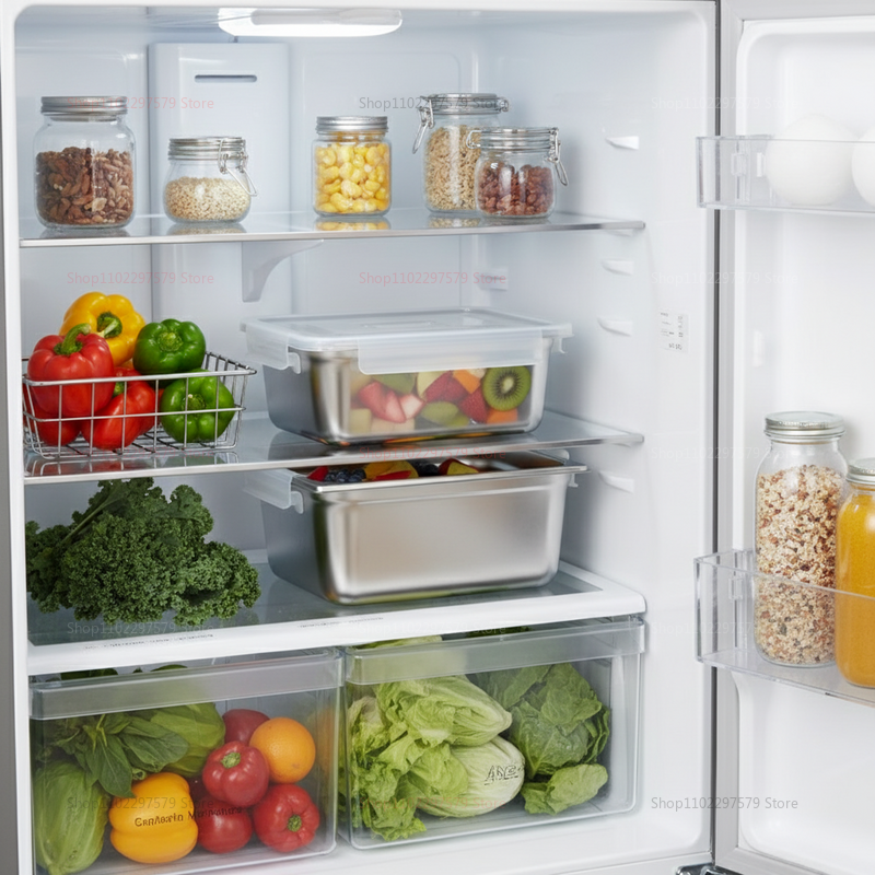 Plate Stainless Steel Food Con - Food Storage Stainless Steel Containers recension och pris