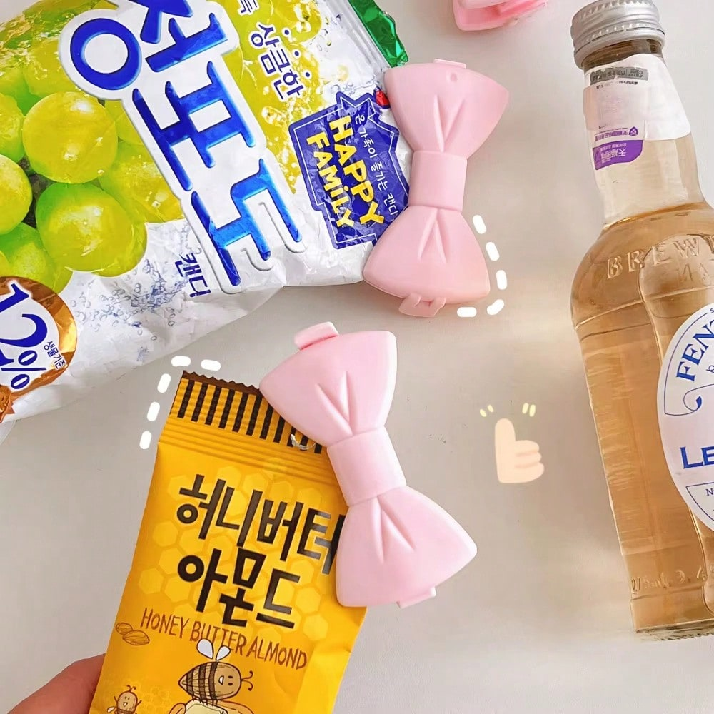 5PCS Kawaii Food Sealing Clip  - Food Storage Bags Reusable recension och pris