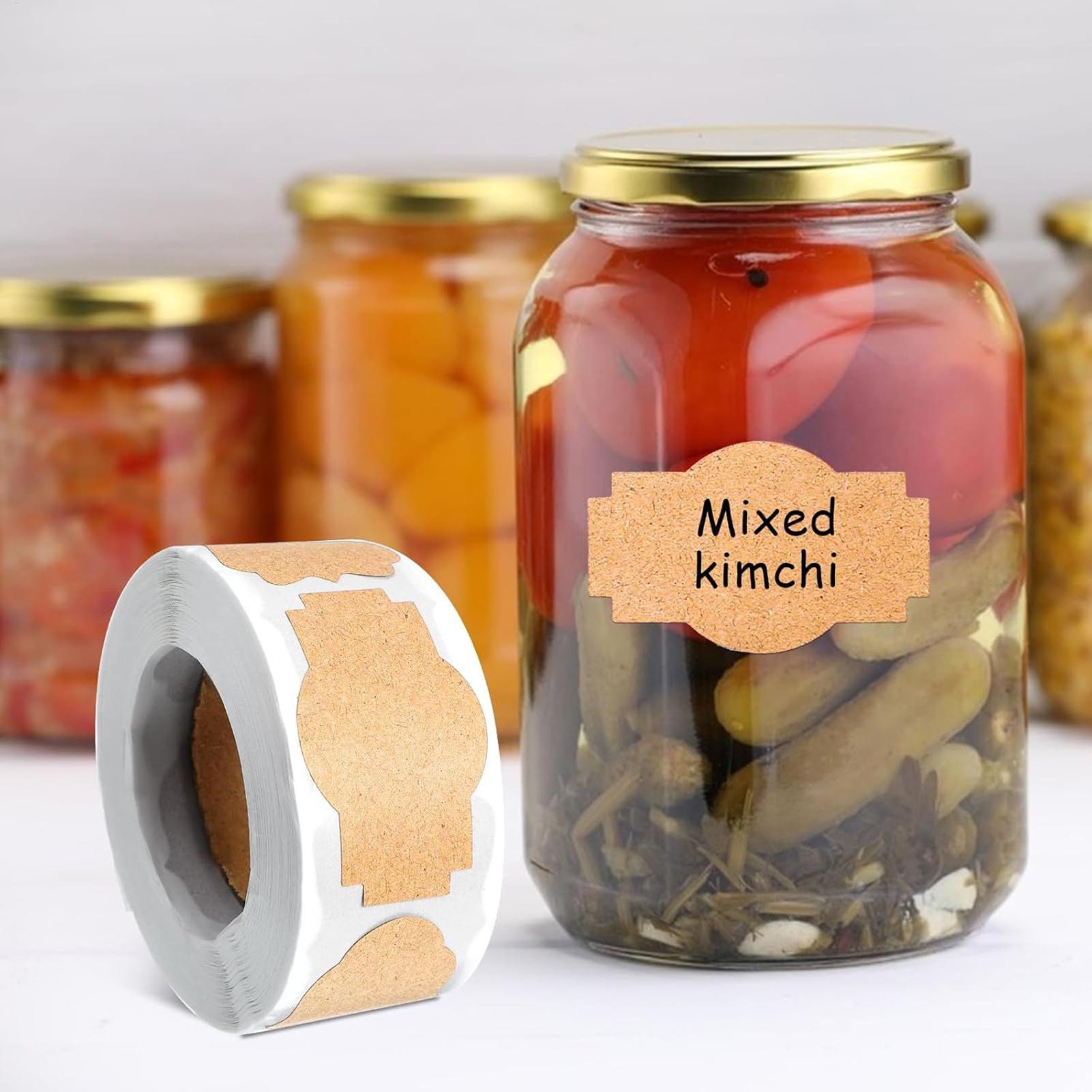 300 PCS Jar Labels Stickers Wr - Food Storage Jar Labels recension och pris