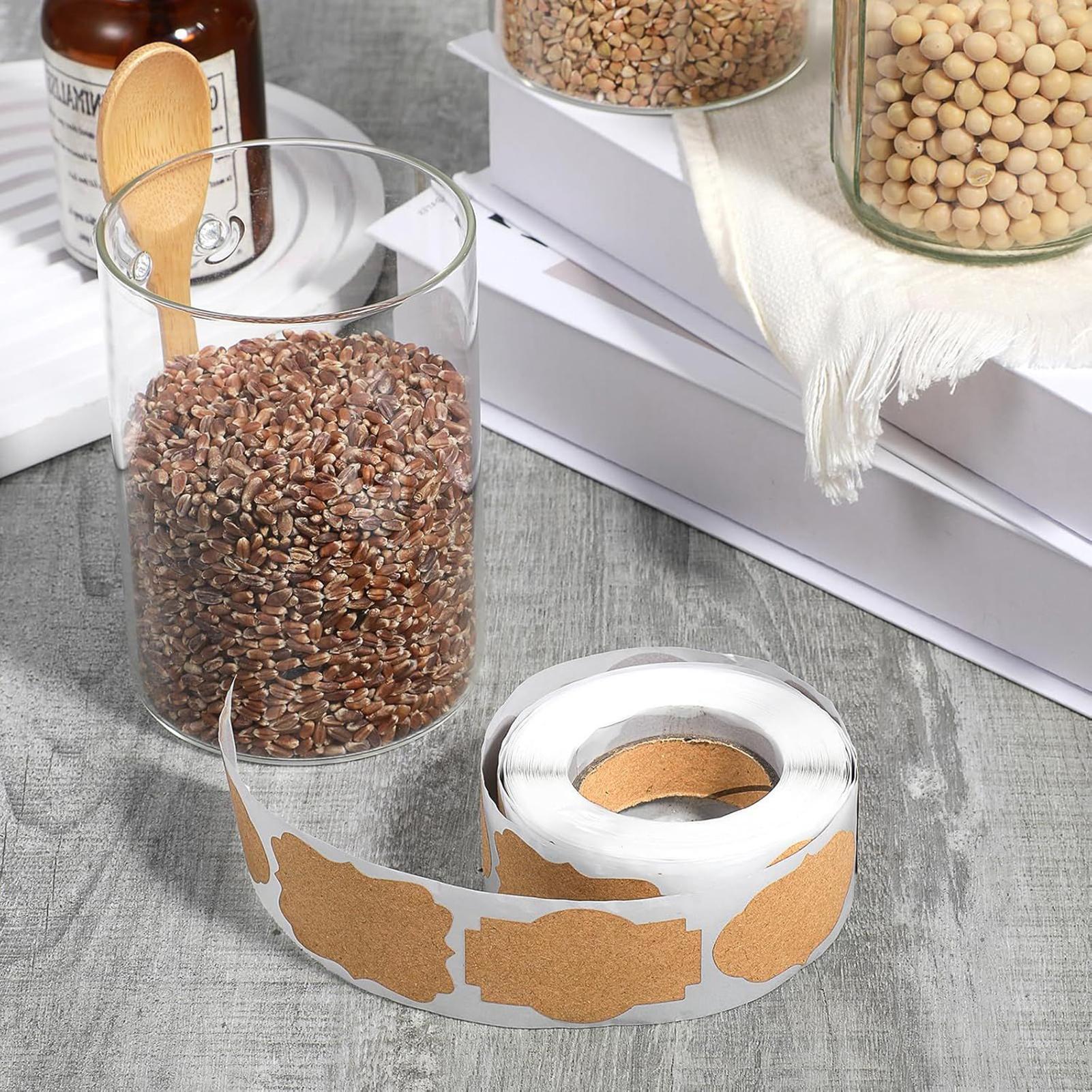 300 PCS Jar Labels Stickers Wr - Food Storage Jar Labels recension och pris
