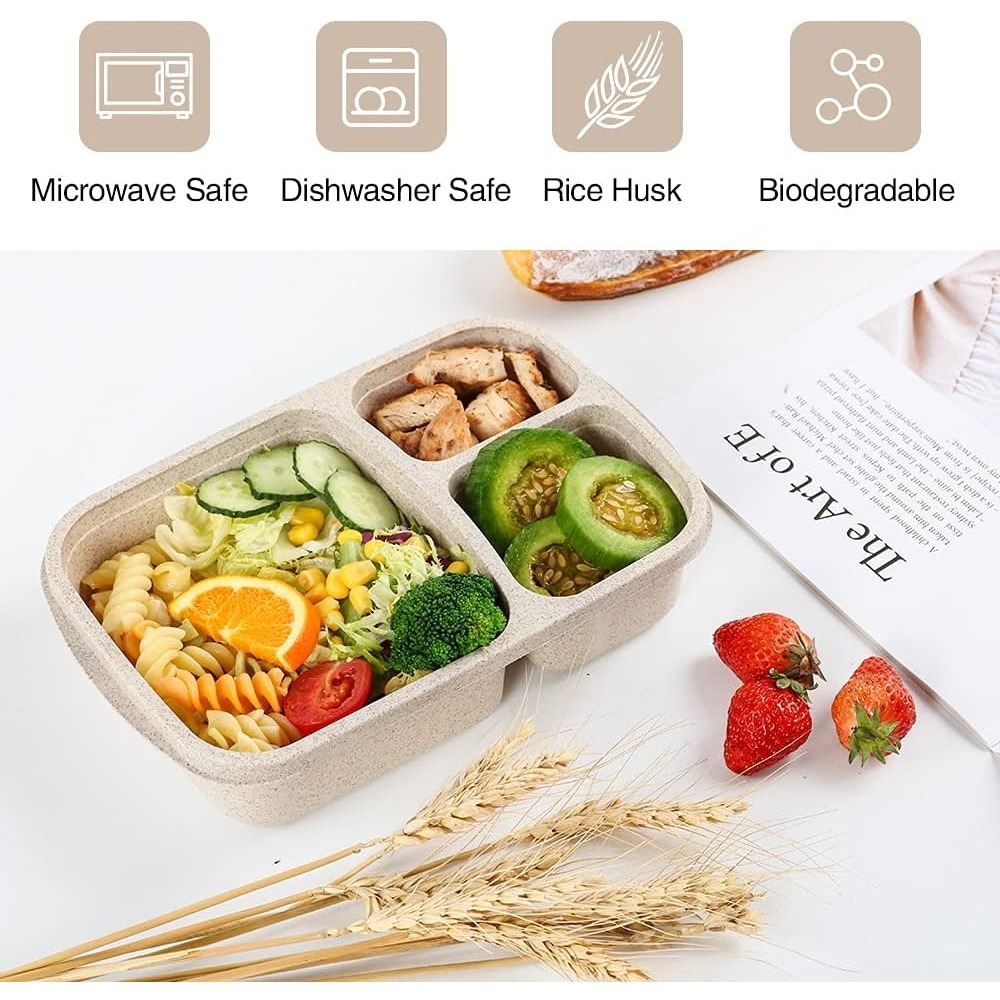 1 Bento Box Lunch Box for Kids - Food Storage With Compartments recension och pris