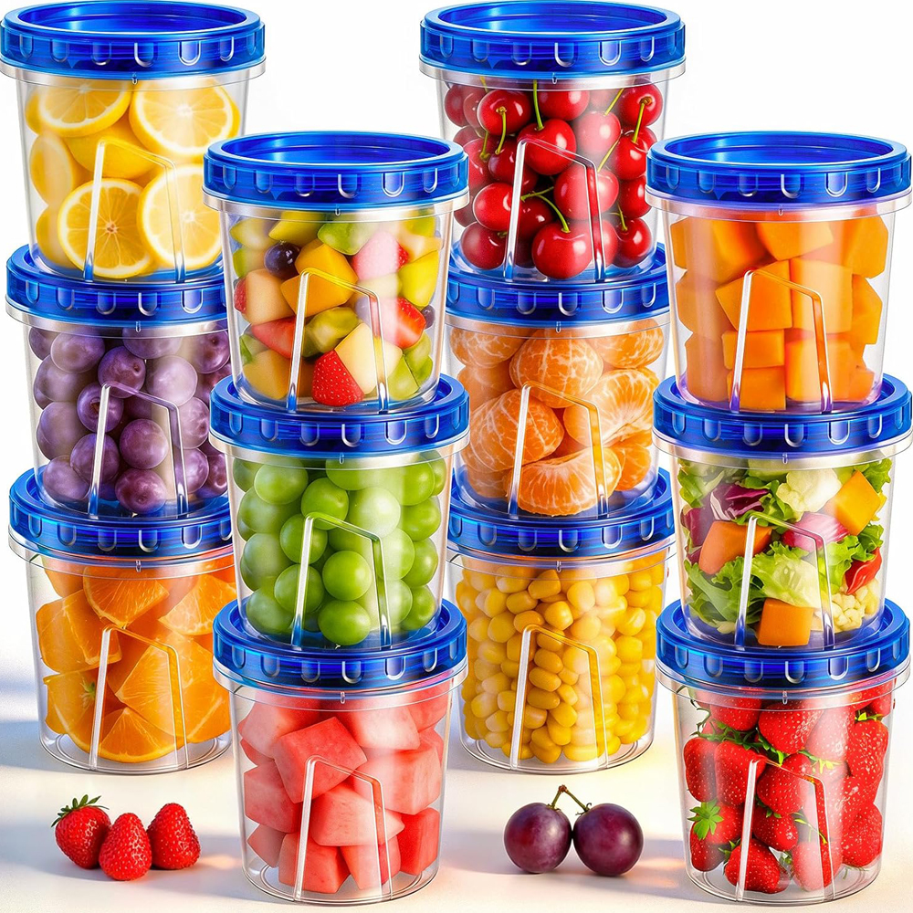 Freezer Storage Containers Air - Food Storage Plastic Containers With Lids recension och pris