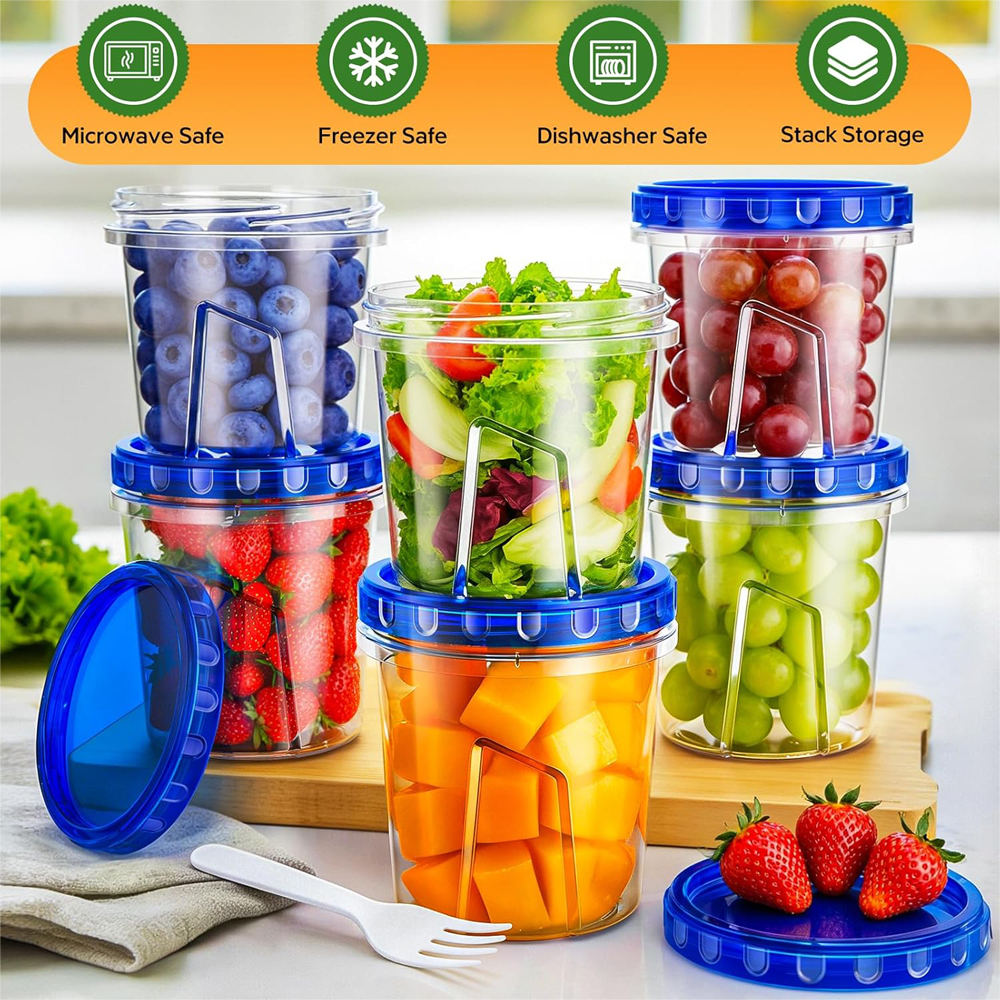 Freezer Storage Containers Air - Food Storage Plastic Containers With Lids recension och pris