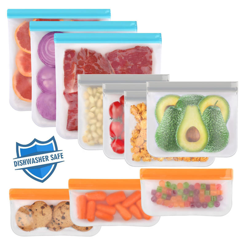 Thickened PEVA Food Bag Reusab - Food Storage Ziploc Bags recension och pris