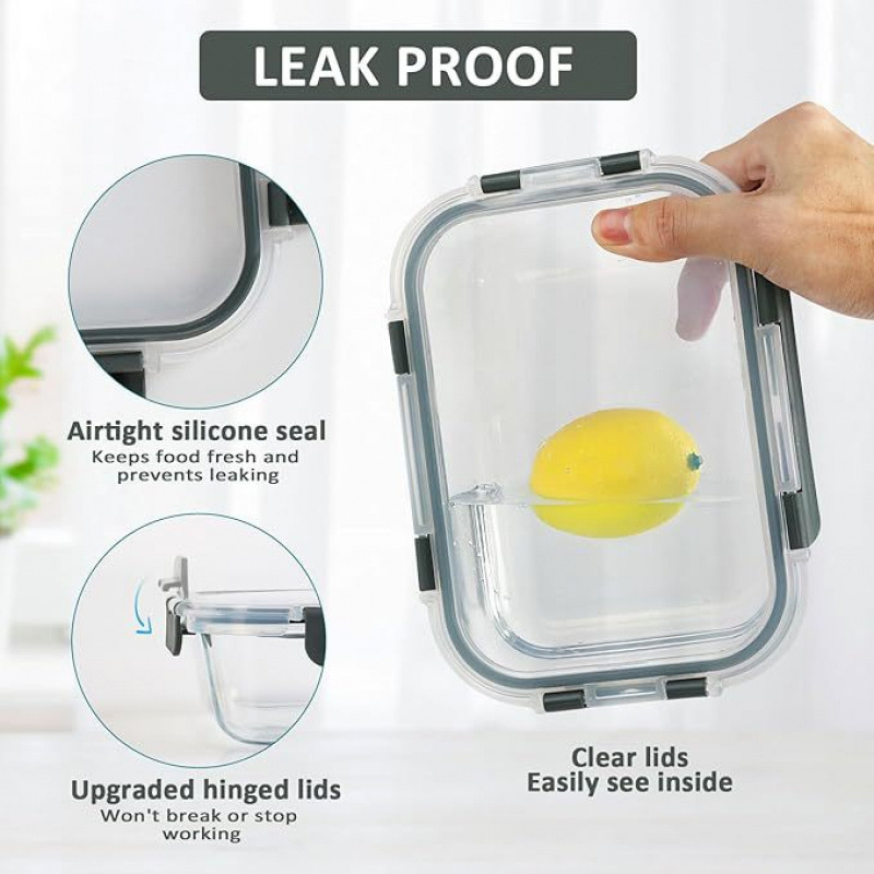 Glass Food Storage Container W - Food Storage Freezer Containers recension och pris