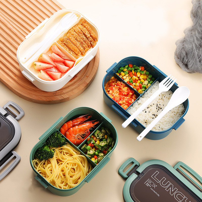 Single Double-layer Lunch Box  - Food Storage With Compartments recension och pris