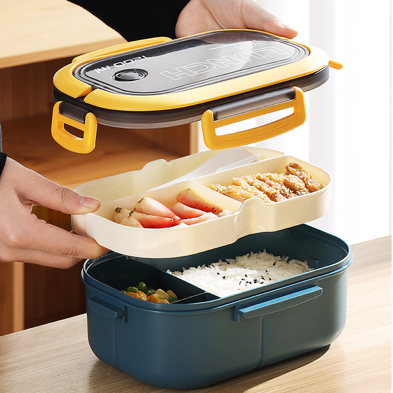 Single Double-layer Lunch Box  - Food Storage With Compartments recension och pris