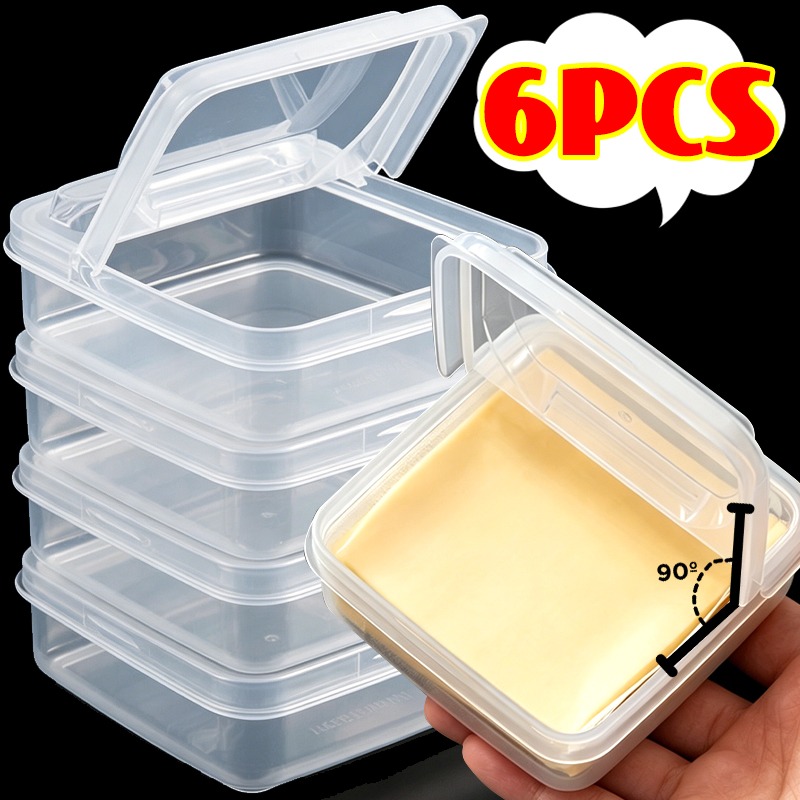 Transparent Sliced Cheese Cont - Food Storage Freezer Containers recension och pris
