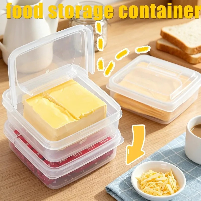 Transparent Sliced Cheese Cont - Food Storage Freezer Containers recension och pris