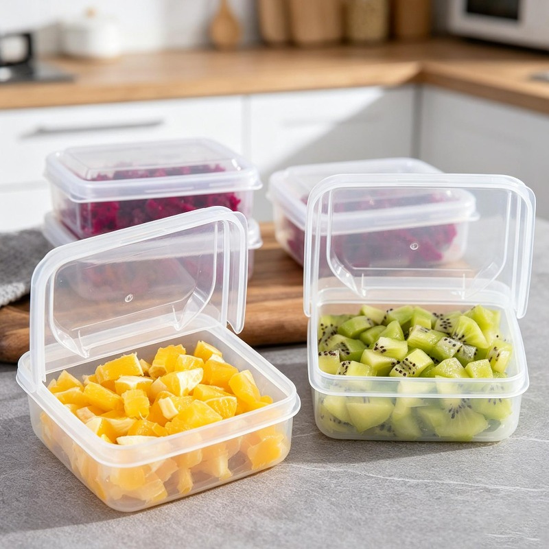 Transparent Sliced Cheese Cont - Food Storage Freezer Containers recension och pris