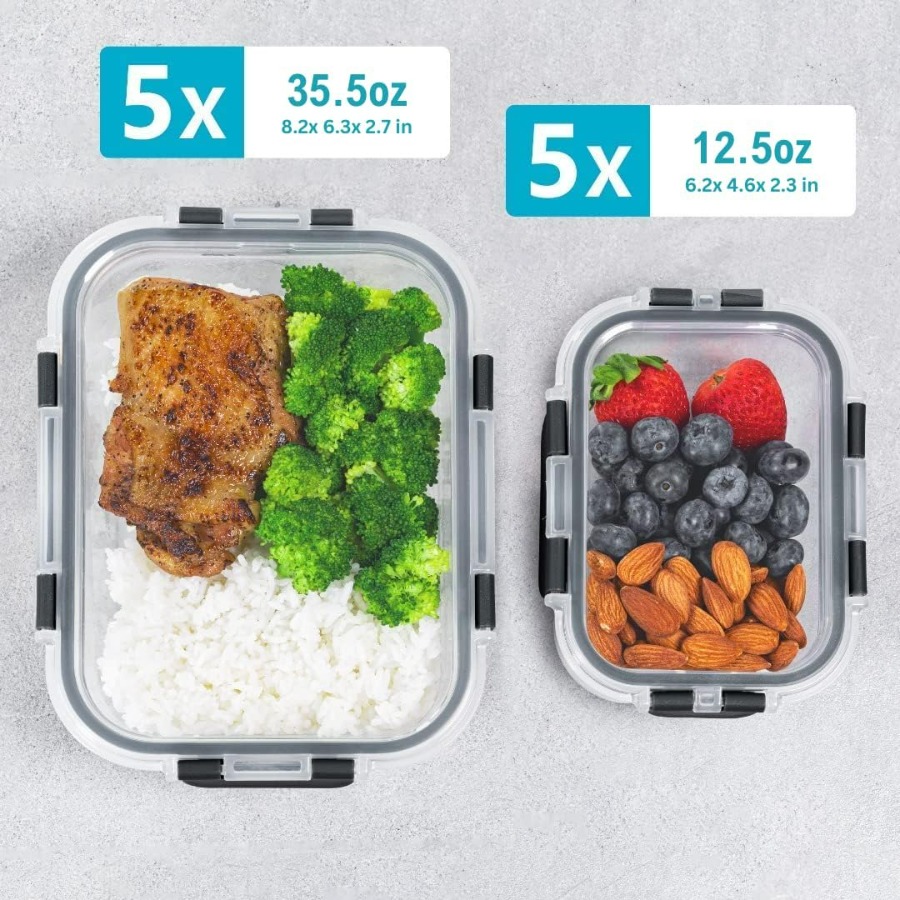 Glass Food Storage Containers  - Lock And Lock Food Storage recension och pris