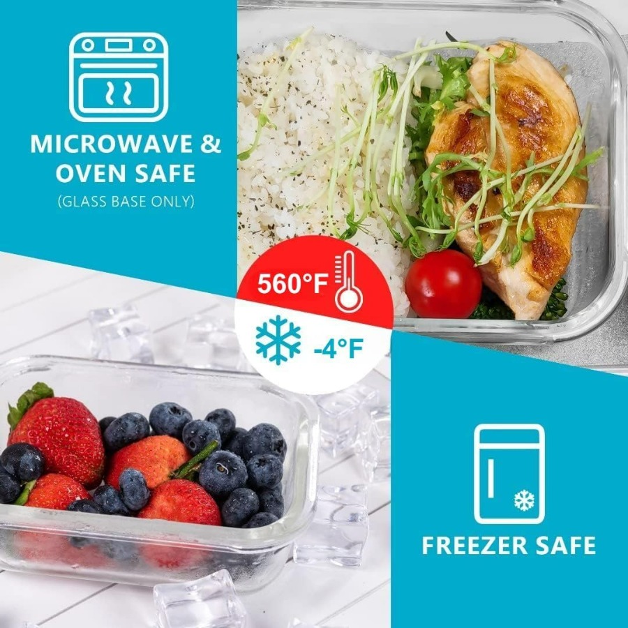 Glass Food Storage Containers  - Lock And Lock Food Storage recension och pris