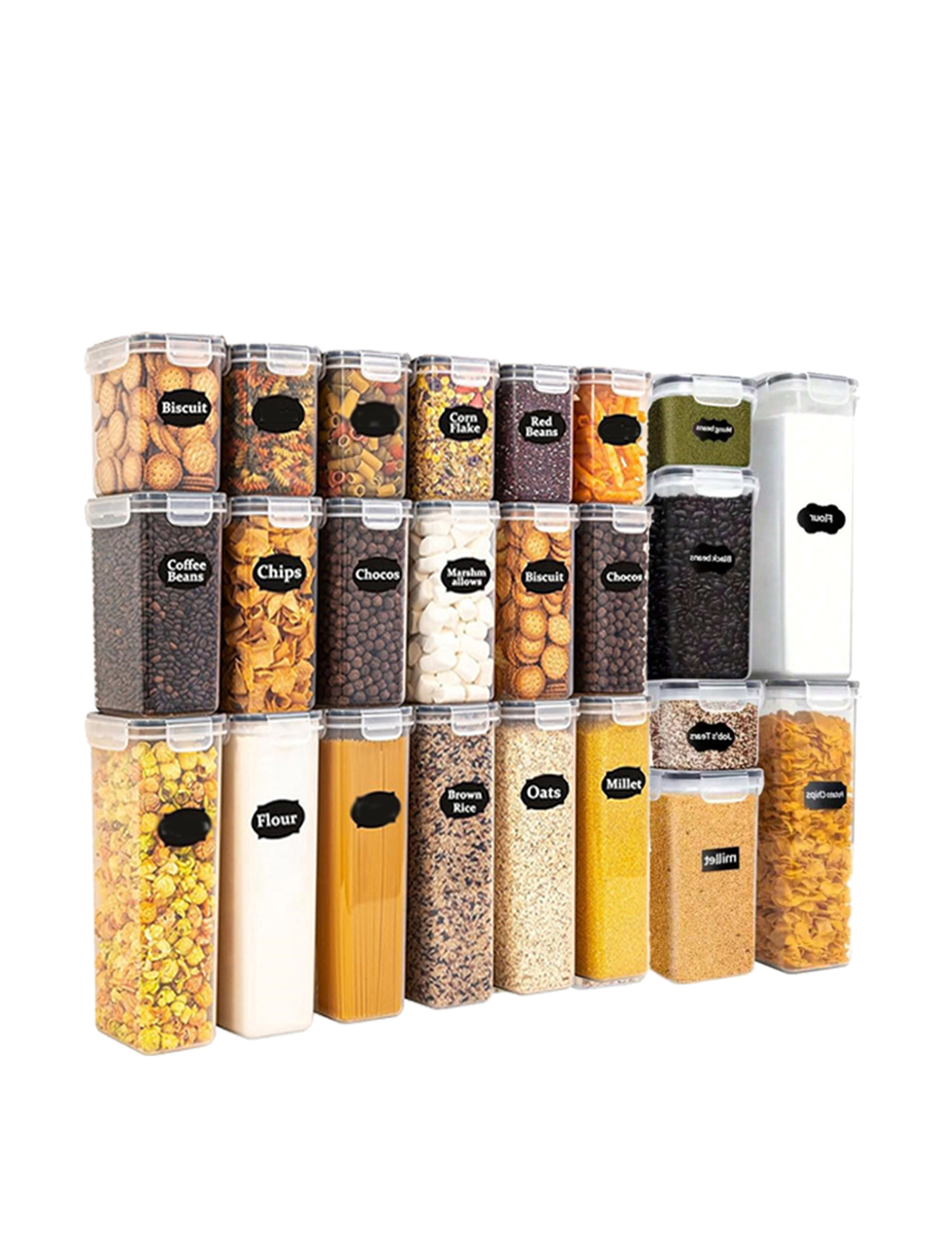 12pcs，Airtight food storage co - Food Storage Jar Labels recension och pris
