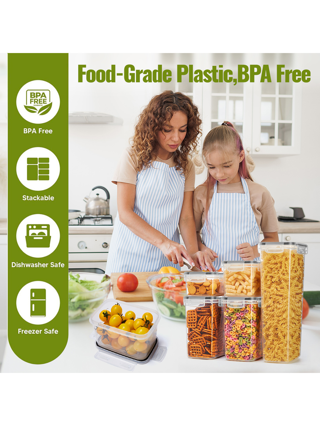 12pcs，Airtight food storage co - Food Storage Jar Labels recension och pris